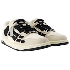 Amiri-Chunky Skel Top Low Sneakers - Amiri - Leather - Beige-Beige