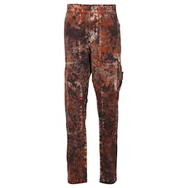 Stone Island-Stone Island Paintball Camo Cargo Pants in Multicolor Cotton-Other,Python print