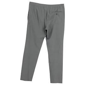 Hermès-Pantalon ajusté Hermès Saint Germain en laine grise-Gris