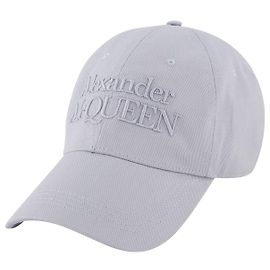 Gorra con logo - Alexander Mcqueen - Algodón - Gris claro Gris