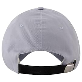 Alexander Mcqueen-Gorra con logo - Alexander Mcqueen - Algodón - Gris claro-Gris