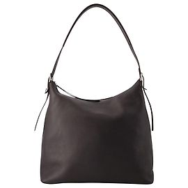 Week-End Belt Bag - Lemaire - Leather - Dark Brown Grey