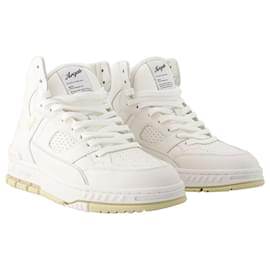 Axel Arigato-Area High Sneakers - Axel Arigato - Leather - White/Beige-White