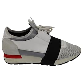 Balenciaga-Balenciaga Race Runner Sneakers in Multicolor Leather and Mesh-Multiple colors