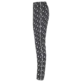 Dolce & Gabbana-Pantaloni del pigiama stampati Dolce & Gabbana in seta nera-Altro