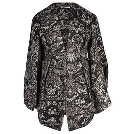 Stella Mc Cartney Stella McCartney Mantel mit Kimonoärmeln aus grauer Baumwolle Grau