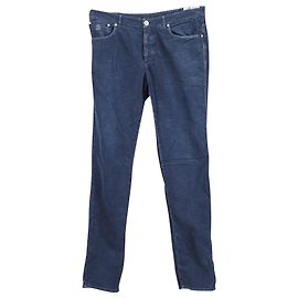 Vaqueros Brunello Cucinelli de mezclilla con pernera recta de algodón azul Azul