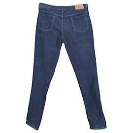 Brunello Cucinelli-Brunello Cucinelli Straight Leg Denim Jeans in Blue Cotton -Blue