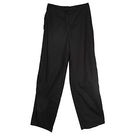Pantaloni Prada Linea Rossa a gamba dritta in nylon cotone nero Nero