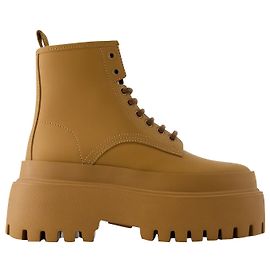 Dolce & Gabbana Schnürstiefel - Dolce&Gabbana - Leder - Kamel Braun