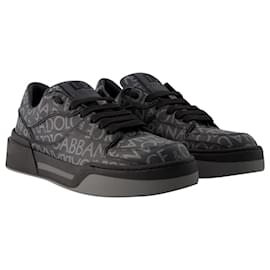 Dolce & Gabbana-New Roma Sneakers - Dolce&Gabbana - Leather - Black-Black