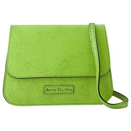 Borsa a tracolla Platt Crackle - Acne Studios - Pelle - Verde lime Verde