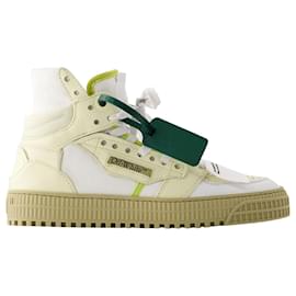 Off White-3.0 Off Court Sneakers - Off White - Leather - Cream White-Beige