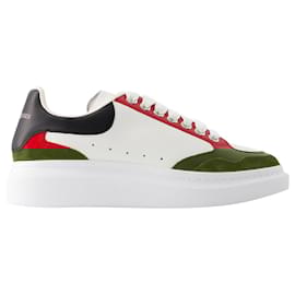 Alexander Mcqueen-Oversized Sneakers - Alexander Mcqueen - Leather - White/Red-White