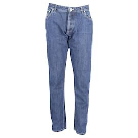 Brunello Cucinelli-Brunello Cucinelli Denim-Jeans aus blauer Baumwolle-Blau