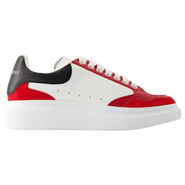 Alexander Mcqueen-Oversized Sneakers - Alexander Mcqueen - Leather - White/Red-White