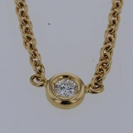 Dior-18k Gold- und Diamant-Anhänger-Halskette MIM95001-Golden