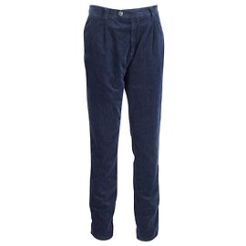 Pantaloni Brunello Cucinelli in velluto a coste in cotone blu navy Blu Blu navy