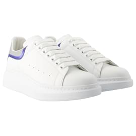 Alexander Mcqueen-Oversized Sneakers - Alexander Mcqueen - Leather - White/silver-White