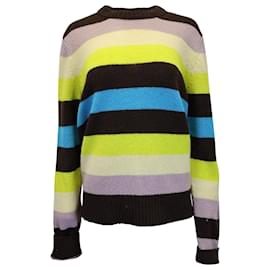 Acne-Acne Studios Kai Striped Crewneck Knit Sweater in Multicolor Wool-Multiple colors