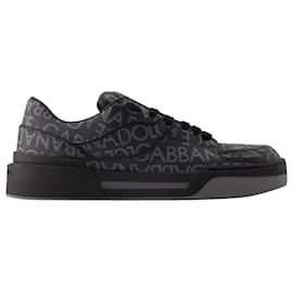 Dolce & Gabbana-New Roma Sneakers - Dolce&Gabbana - Leather - Black-Black