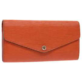Louis Vuitton-Portafoglio lungo LOUIS VUITTON Epi Portefeuille Sarah arancione M60584 LV Aut 47252-Arancione