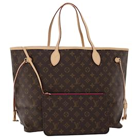 Louis Vuitton-LOUIS VUITTON Monogram Neverfull GM Tote Bag M40157 Auth LV 47338A-Monogramme