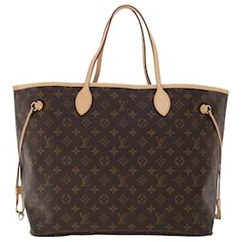 Louis Vuitton-LOUIS VUITTON Monogram Neverfull GM Tote Bag M40157 Auth LV 47338A-Monogramme