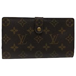 Louis Vuitton-LOUIS VUITTON Monogram Continental clutch Wallet T61217 LV Auth 46876-Monogram