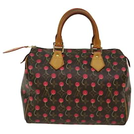 Louis Vuitton-Louis Vuitton Monogram Cherry Speedy 25 Handtasche M.95009 LV Auth 47213-Andere