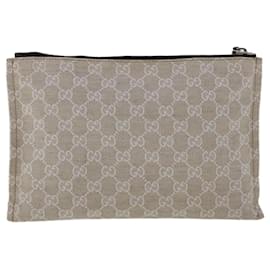 Gucci-Pochette GUCCI in tela GG Grigia 283400 auth 47215-Grigio