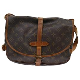 Louis Vuitton-Louis Vuitton Monogram Saumur 30 Shoulder Bag M42256 LV Auth 41496-Monogram