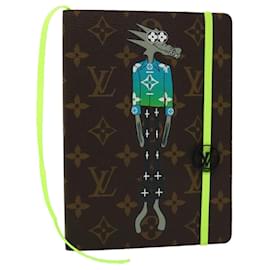 Louis Vuitton-LOUIS VUITTON Monogram Kai Eclamance Note Cover GI0583 LV Auth 47259-Monogram