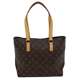 Louis Vuitton-LOUIS VUITTON Monogram Cabas Piano Tote Bag M51148 Auth LV 47419-Monogramme