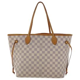 Louis Vuitton-LOUIS VUITTON Damier Azur Neverfull MM Tote Bag N41605 LV Auth yk7668b-Other