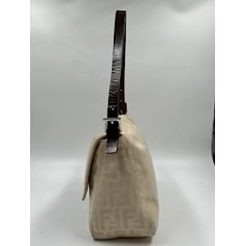Fendi-Toile Beige Fendi Baguette Mamma-Beige
