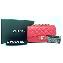 Chanel-Handbags-Red