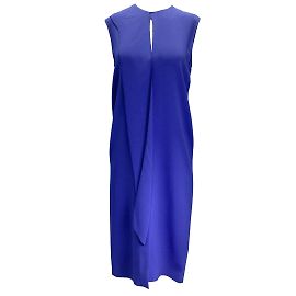 Vestido Joseph Cady Noon Azul Cobalto em Viscose Azul