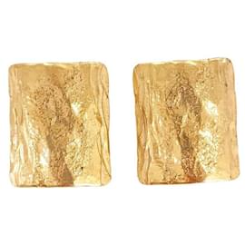 Yves Saint Laurent-Magnificent Pair of Yves Saint Laurent Earrings - Clips --Golden