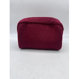 Chanel-CHANEL  Clutch bags T.  WOOL-Dark red