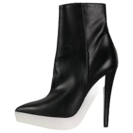 Stella Mc Cartney-Black pointed-toe ankle boots - size EU 37.5-Black