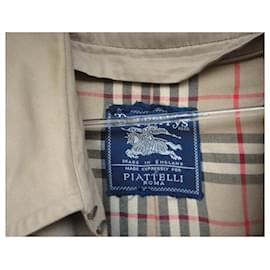 Burberry-vintage Burberry trench 54 with removable wool lining-Beige