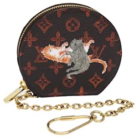 Louis Vuitton-LOUIS VUITTON Catgram Chain Micro Powat Chapeau Coin Purse M63886 LV Auth 47211A-Monogram