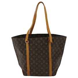Louis Vuitton-LOUIS VUITTON Monogram Sac Shopping Tote Bag M51108 Auth ar LV9906b-Monogramme