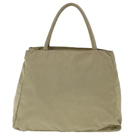 Prada-PRADA Hand Bag Nylon Khaki Auth cl650-Khaki