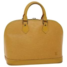 Louis Vuitton-LOUIS VUITTON Epi Alma Hand Bag Tassili Yellow M52149 LV Auth 43033-Other