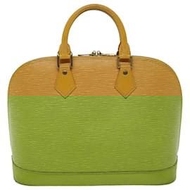 Louis Vuitton-LOUIS VUITTON Epi Alma Hand Bag Tassili Yellow M52149 LV Auth 43033-Other