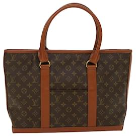 Louis Vuitton-LOUIS VUITTON Monogram Sac Weekend PM Tote Bag M42425 LV Auth rd5426-Monogram
