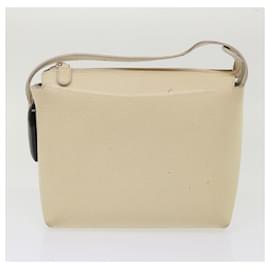 Gucci-GUCCI Handtasche Clutch Bag Leder 2Set Beige Grau Auth bs6682-Beige,Grau