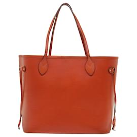 Louis Vuitton-LOUIS VUITTON Epi Neverfull MM Tote Bag Orange Pimon M40884 LV Auth 46883-Other,Orange
